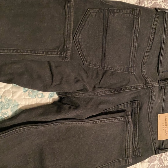 Abercrombie and Fitch Kids Black Jeans 15/16 - Picture 9 of 9